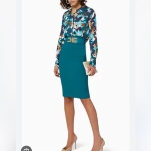 C26 NWT ELISABETTA FRANCHI‎ Stars Viscose Shirt